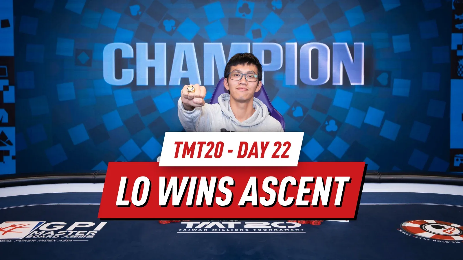 TMT20 День 22: Чун Тинг Ло выигрывает The Ascent с призом TWD 1,300,000, шестая корона Trophy Plate
