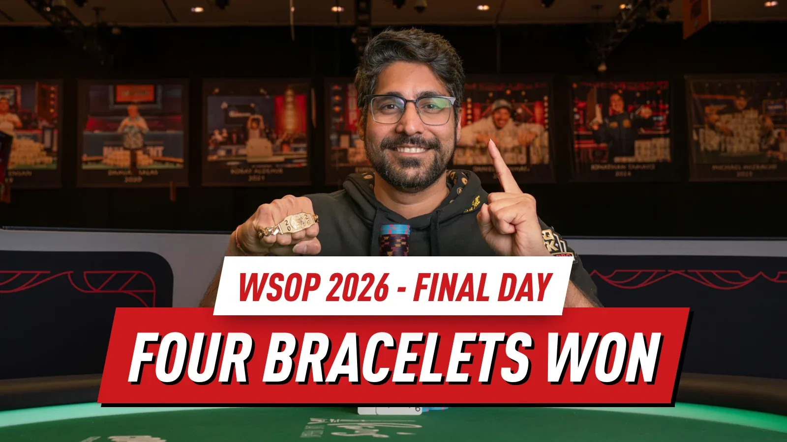 WSOP 2026 День 51: Вручены четыре браслета по завершении летней серии