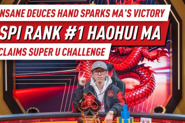 Haohui Ma выигрывает $8K Super U Challenge, в то время как Jieming Xu охотится за подряд идущими титулами в чемпионате
