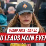 WSOP 2026 День 44: Саша Лю лидирует в Главном событии на пороге пузыря