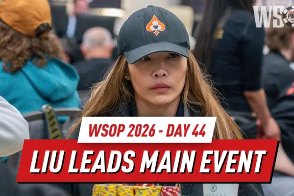 WSOP 2026 День 44: Саша Лю лидирует в Главном событии на пороге пузыря