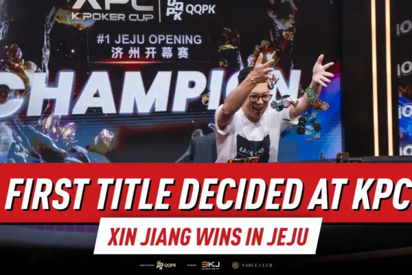Xin Jiang Выиграл Открытие KPC Jeju за KRW 57.6 Million