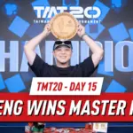 TMT20 Day 15: Chao Ting Cheng Выиграл Master NLH за TWD 1,330,000 при рекордном количестве участников