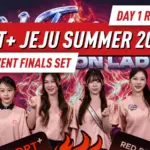 Поле командных команд BLUFF на мероприятии Teams и раннее вручение трофеев на RDPT Plus Jeju Summer День 1