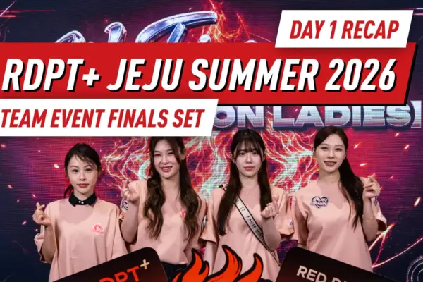 Поле командных команд BLUFF на мероприятии Teams и раннее вручение трофеев на RDPT Plus Jeju Summer День 1