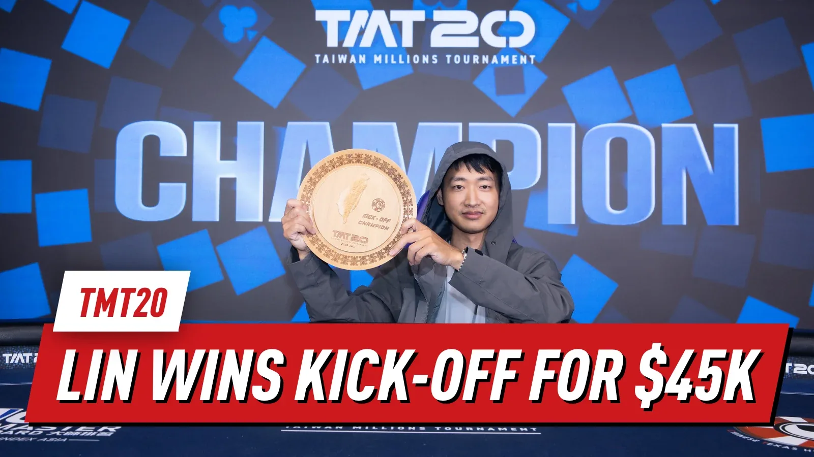 You Jia Lin выигрывает TMT20 Kick-Off с призом в 1 450 000 TWD (45 185 долларов) по мере запуска рейтингового списка