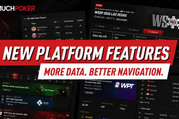Somuchpoker Анонсирует крупное обновление платформы с новым центром статистики, улучшенной навигацией и расширенной базой данных турниров