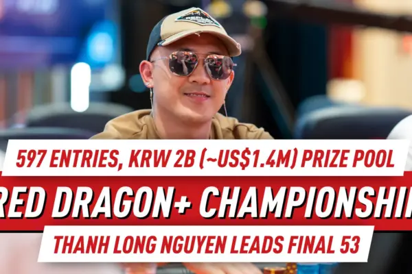 Red Dragon Championship снимает гарантию, осталось 53 игрока; Чжоу завоевывает третий трофей