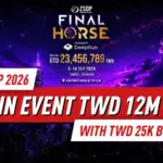 ZSOP The Final Horse 2026 возвращается в Тайбэй в сентябре этого года