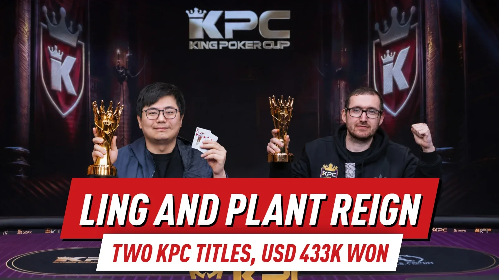 Тьен Лун Линг и Райан Плэнт завоевали главные титулы Кубка King Poker