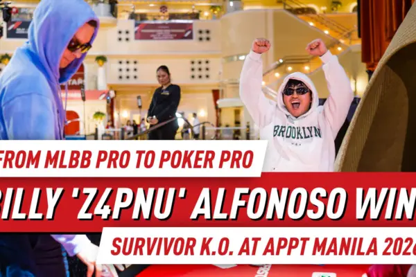 Бывшая звезда MLBB Билли «Z4pnu» Альфонсо одерживает лучшую в карьере победу в покере, когда APPT Open достигает второго дня