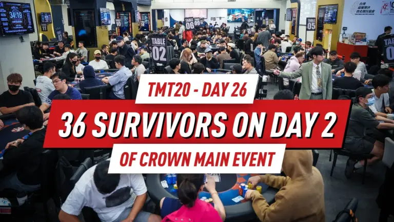 TMT20 День 26: Хёнсын Нам ведет Финальную 36 в Финал Главного События Crown