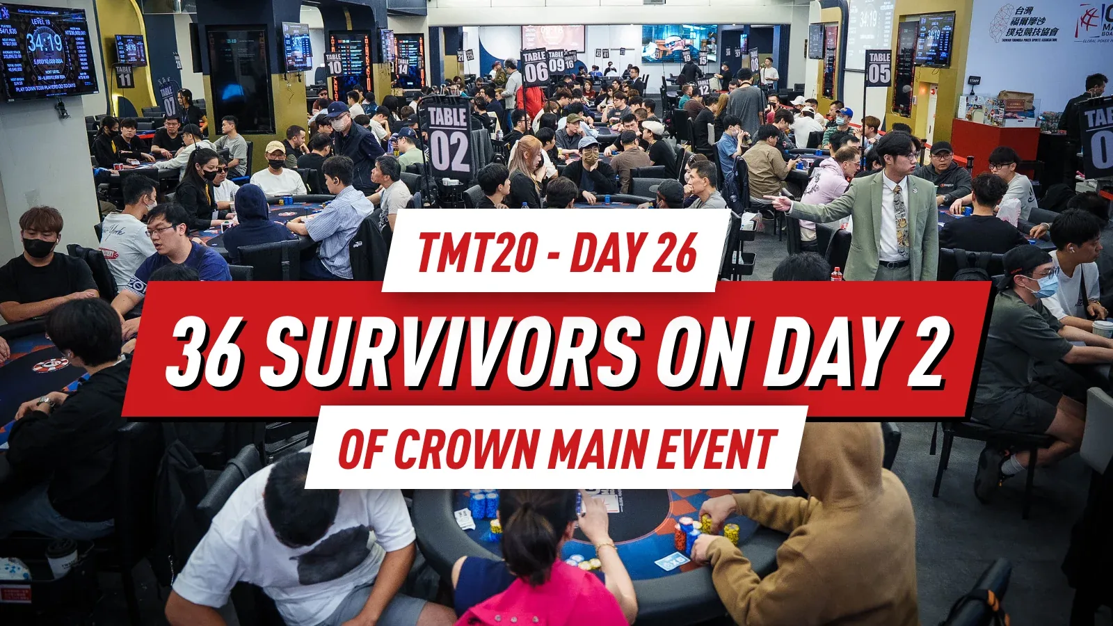 TMT20 День 26: Хёнсын Нам ведет Финальную 36 в Финал Главного События Crown