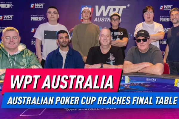 Росс Ковени ведет финальную девятку Australian Poker Cup на WPT Australia 2026