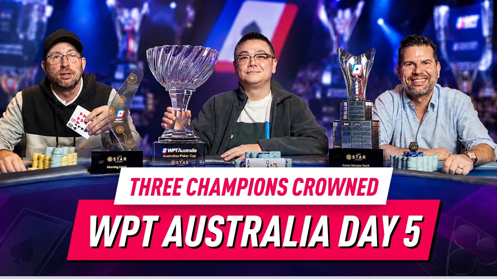 Ailen Ji выигрывает Australian Poker Cup, в то время как WPT Australia День 5 коронует трех чемпионов