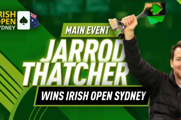 Jarrod Thatcher вошел в историю как первый чемпион Irish Open Sydney