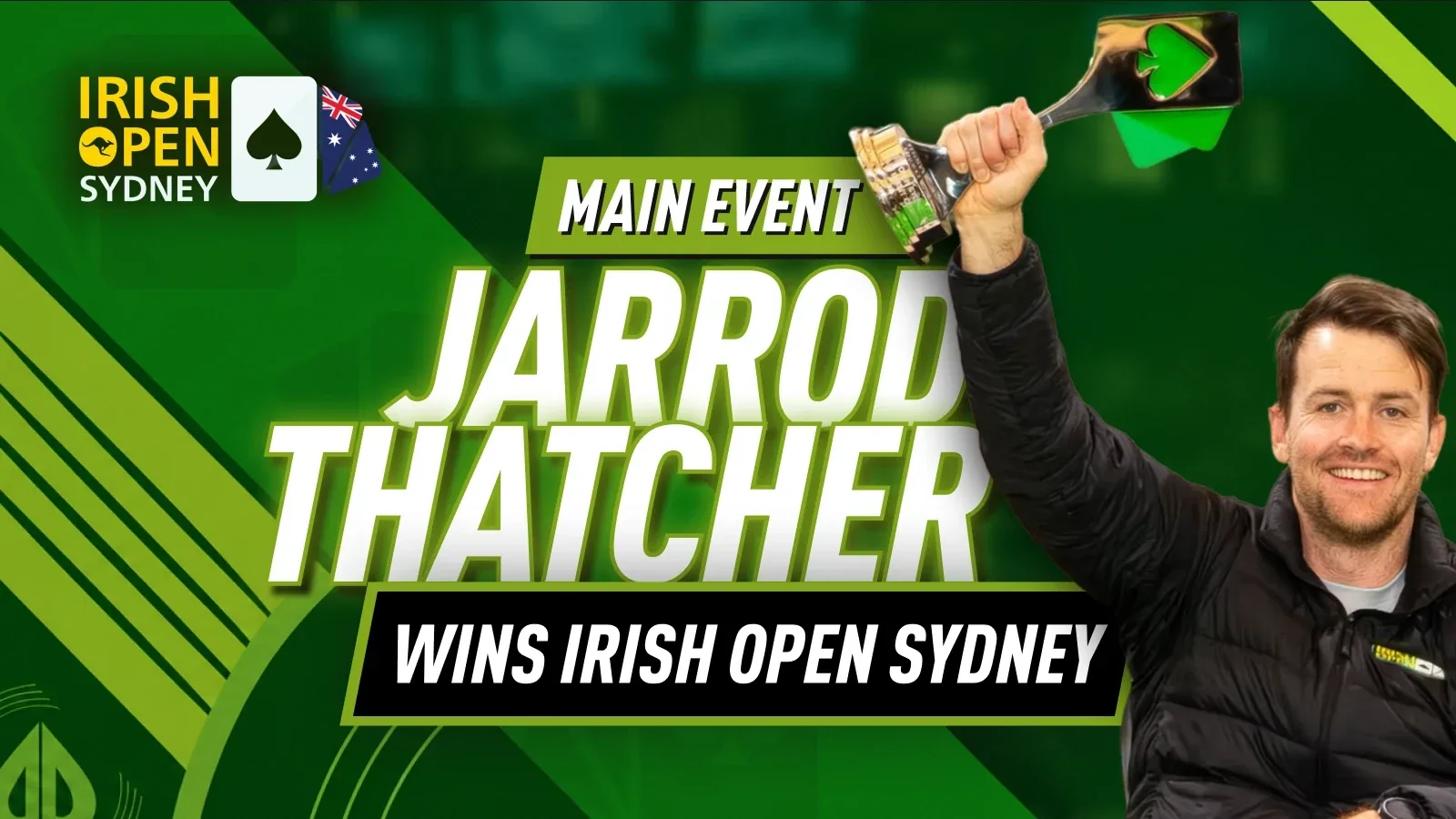 Jarrod Thatcher вошел в историю как первый чемпион Irish Open Sydney