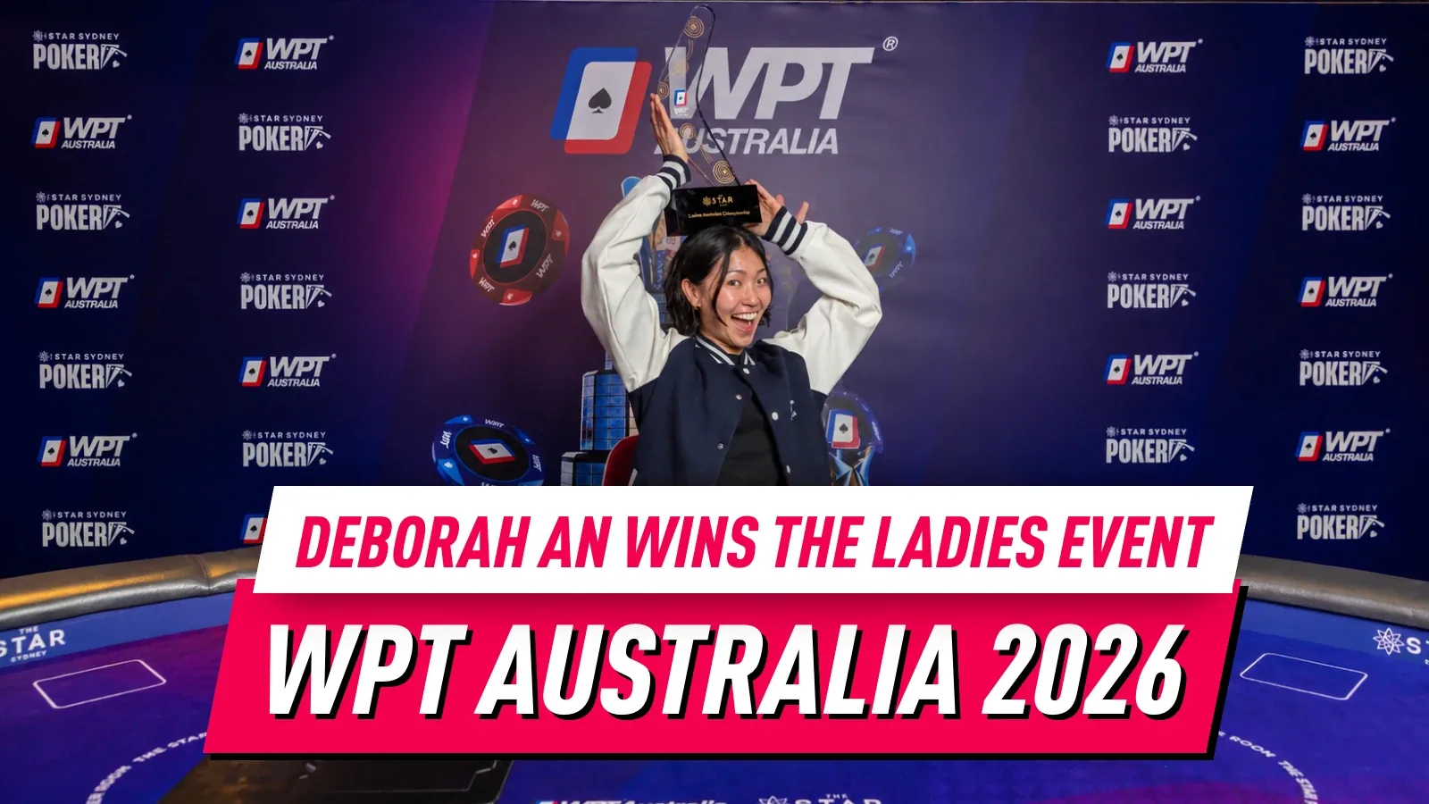 Дебора Эн выигрывает женский чемпионат на WPT Australia 2026