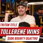 Ben Tollerene подряд выигрывает крупные турниры с бай-ином $50K, уходит с пятым титулом Triton