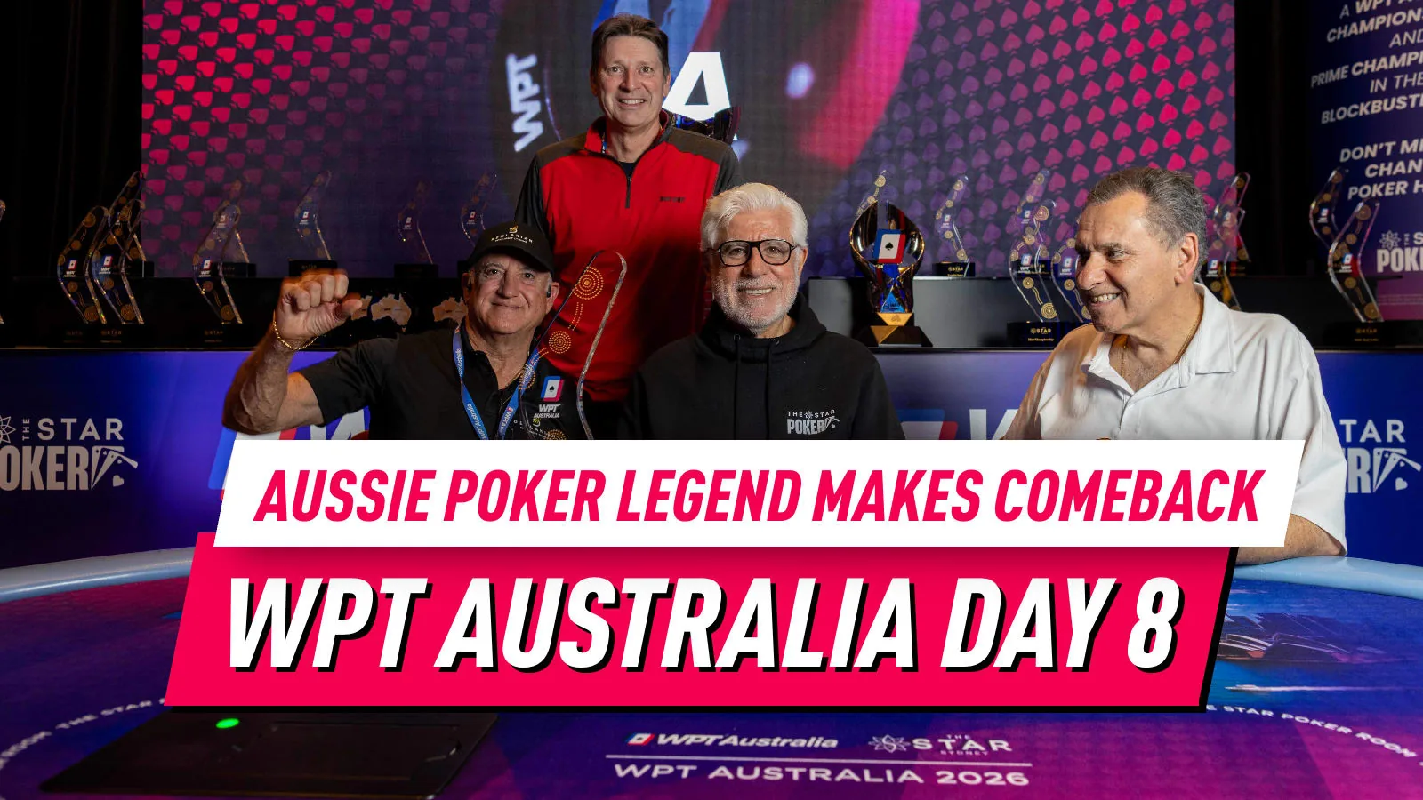 WPT Australia: Роберто Дамелиан выигрывает награду Outback Survivor, пока начинается Prime